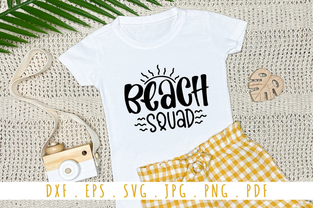 Beach Squad SVG Summer T-Shirt Design SVG dapiyupi store 