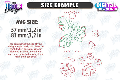 Beach Stanley Toppers Laser Cut Bundle | Summer Design | Tumbler Tag | Stanley Cup Accessories | CNC Files SVG The T Store Design 