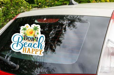 Beach Sticker Bundle Sublimation Regulrcrative 