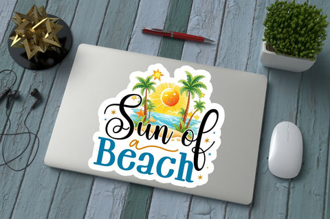 Beach Sticker Bundle Sublimation Regulrcrative 