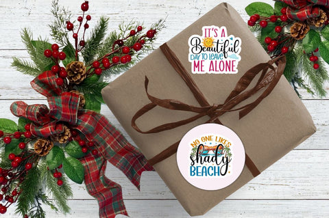 Beach Sticker Bundle Sublimation Regulrcrative 