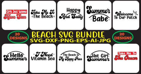 BEACH-SVG-BUNDLE SVG Syaman 