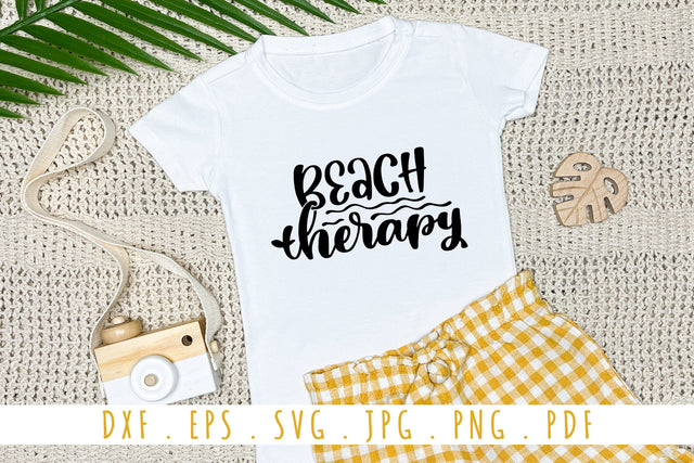 Beach Therapy SVG Summer T-Shirt Design SVG dapiyupi store 