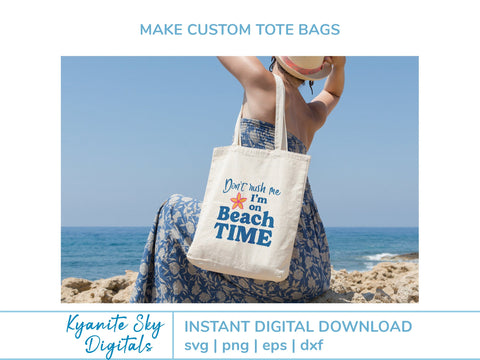 Beach Time SVG summer tropical vacation quote SVG Kyanite Sky Digitals 