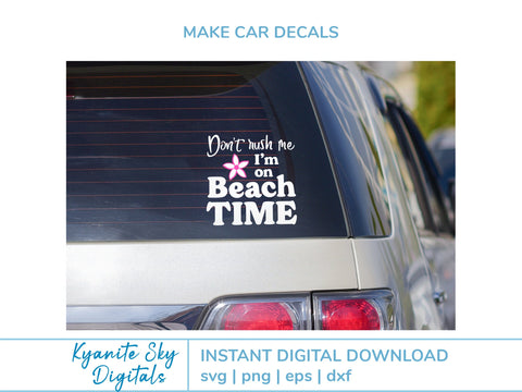 Beach Time SVG summer tropical vacation quote SVG Kyanite Sky Digitals 