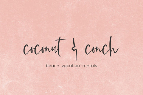 Beach Town Script Font Beck McCormick 