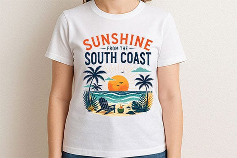 Beach Vacation PNG South Coast Coastal Lifestyle Digital Download SVG BillahCrafts 