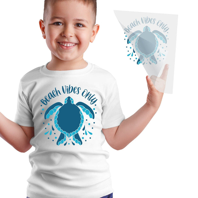 Beach Vibes Iron On Transfer Physical So Fontsy T-Shirt Iron-On Transfer Shop