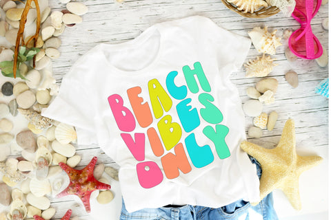 Beach vibes only SVG PNG DXF EPS Cut File - Cricut & Silhouette Design SVG So Fontsy VIP Design Shop 