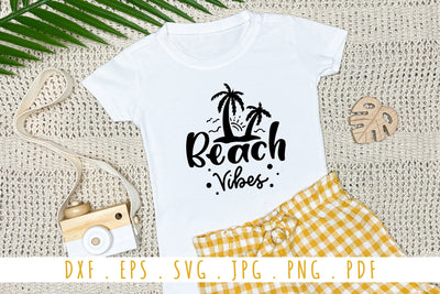 Beach Vibes Quotes SVG Cut Files SVG dapiyupi store 