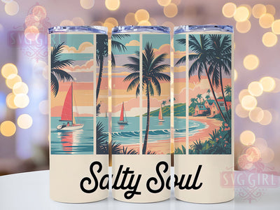 Beach Vibes Summer 20oz Tumbler, Beach Life Wrap, Coastal Sublimation PNG, 20oz Skinny Tumbler, Summer Beach Art, Sassy Summer Quote, Ocean Vibes Graphic, Tropical Vacation Design Sublimation SvggirlplusArt 
