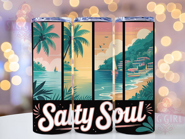 Beach Vibes Summer 20oz Tumbler, Beach Life Wrap, Coastal Sublimation PNG, 20oz Skinny Tumbler, Summer Beach Art, Sassy Summer Quote, Ocean Vibes Graphic, Tropical Vacation Design Sublimation SvggirlplusArt 
