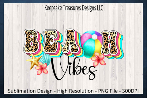 Beach Vibes, Summer Hand Drawn Retro Letters, Sublimation PNG, Leopard Shadow Alphabet, T-Shirt Design, Digital Download, Nautical, Summer Clip art Sublimation Keepsake Treasures Designs LLC. 