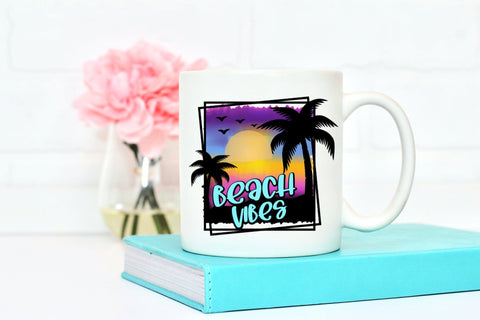 Beach Vibes, Summer Sublimation Design Sublimation CraftLabSVG 