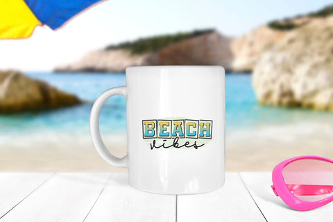 Beach Vibes, Summer Sublimation Design Sublimation CraftLabSVG 