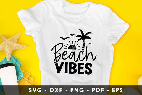 Beach Vibes - Summer SVG Cut File SVG CraftLabSVG 