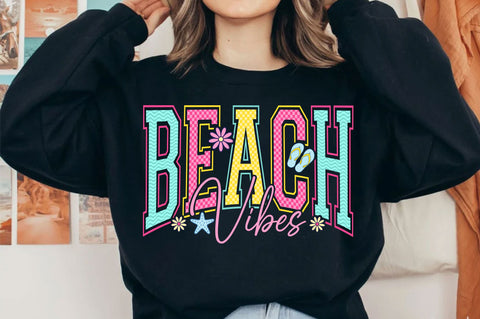 Beach Vibes SVG PNG, Checkered Summer SVG PNG SVG SVG Studio 