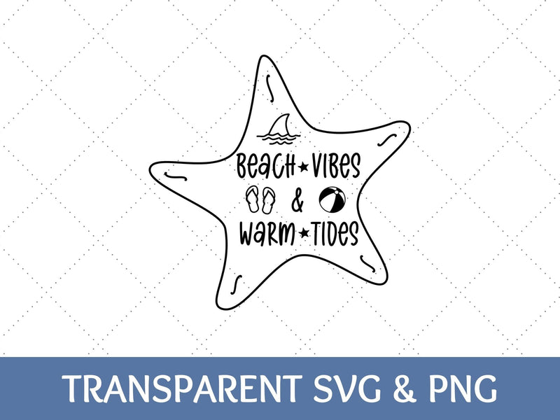 Beach Vibes SVG | Vacation PNG SVG Paige Cole Studio 