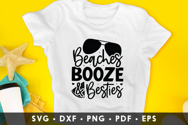 Beaches Booze & Besties | Summer SVG SVG CraftLabSVG 