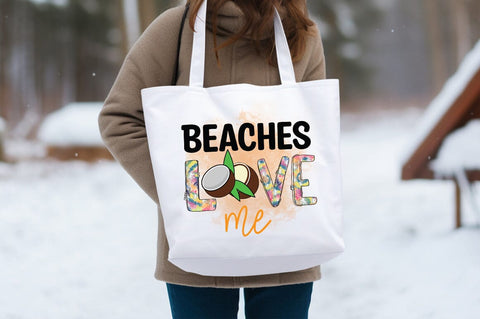 Beaches love me PNG Design Sublimation Designangry 