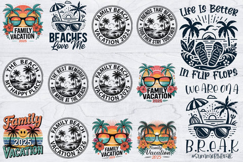 Beaches Love Me Svg Bundle, Family Vacation Svg SVG Creativeart88 