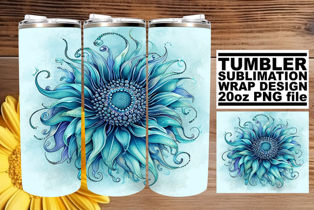 Beachfront Bliss Tumbler Design, Summer Sublimation Wrap, 20oz, Coastal Fish Art, Watercolor Ocean Sublimation afrosvg 