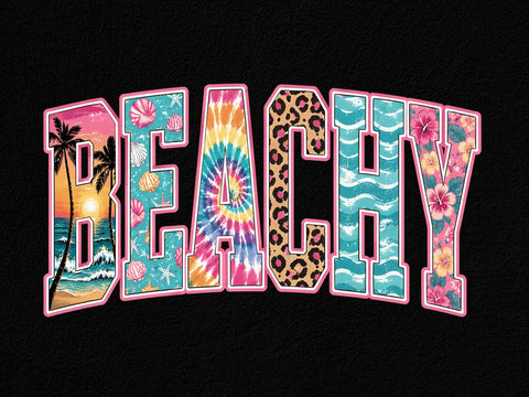 Beachy PNG, Summer Digital Download PNG SVG artprintfile 