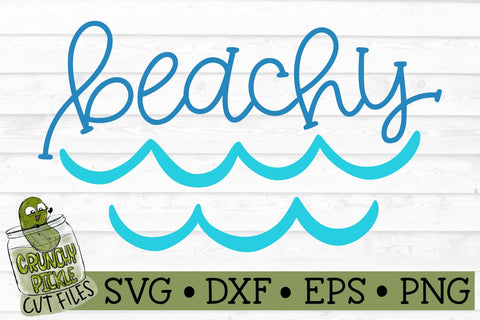 Beachy Waves SVG File SVG Crunchy Pickle 