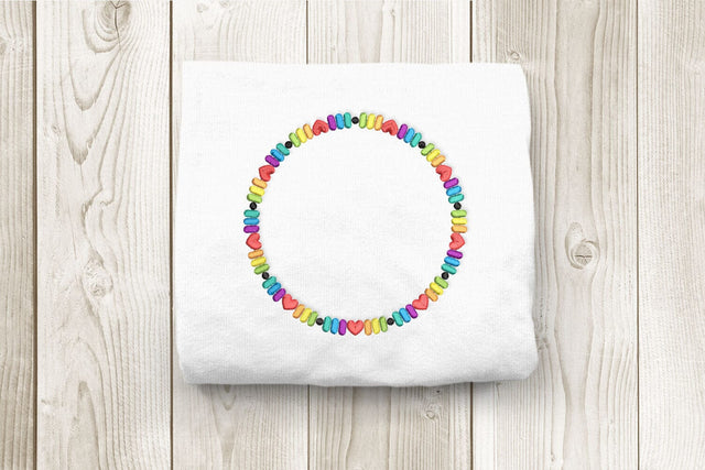 Beaded Bracelet with Hearts Embroidery Embroidery/Applique DESIGNS Risa Rocks It 