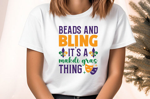 Beads and bling it's a makdi gras thing SVG Design SVG Designangry 
