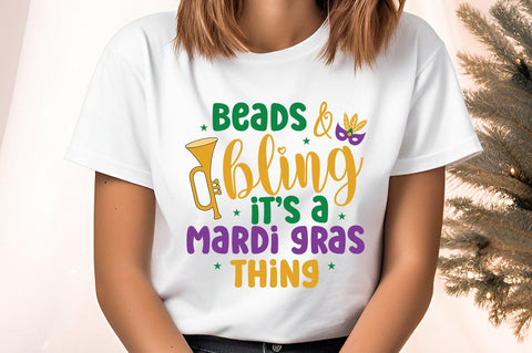 Beads and bling it’s a mardi gras thing SVG Design SVG Designangry 