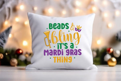 Beads and bling it’s a mardi gras thing SVG Design SVG Designangry 