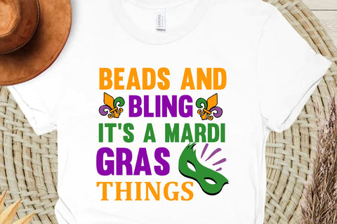beads and bling its a mardi gras things Svg Design SVG Regulrcrative 