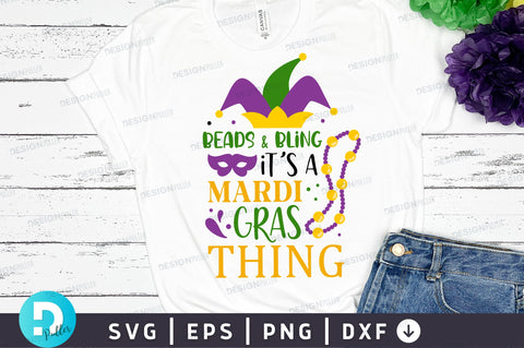 Beads & bling its a mardi gras thing SVG Design SVG Regulrcrative 