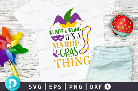 Beads & bling its a mardi gras thing SVG Design SVG Regulrcrative 