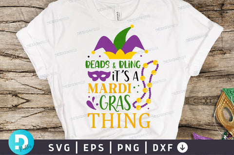 Beads & bling its a mardi gras thing SVG Design SVG Regulrcrative 