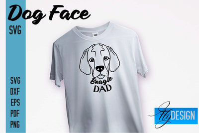 Beagle Dad SVG Design | Dog Mom SVG | SVG File | Print Design SVG Fly Design 