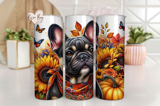 Beagle Fall Tumbler Sublimation Wrap PNG Sublimation BijouBay 