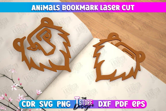 Bear Bookmark | Book Lover | Book Marker | Page Holder | Paperclip | CNC File SVG The T Store Design 