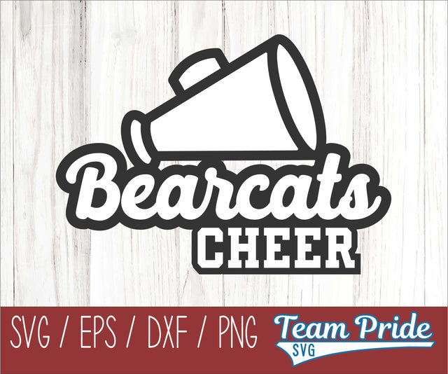Bearcats Cheer SVG Digital Download Printable - SVG, EPS, DXF, PNG 5 SVG Team Pride SVG 