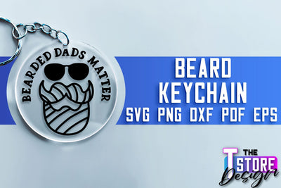 Beard Keychain SVG | Beard Quotes SVG | Bearded Men SVG SVG The T Store Design 