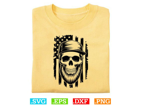 Beard Man Svg, Beard Clipart, Beard Hat Svg, 4th of July Svg SVG Creativeart88 