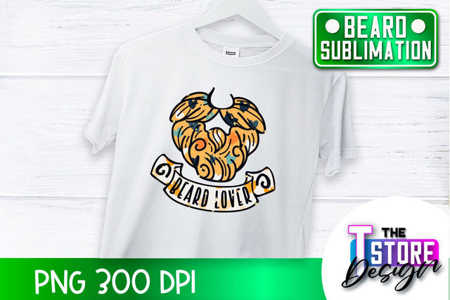 Beard Sublimation | Men Quotes | T-Shirt Design | PNG File Sublimation The T Store Design 