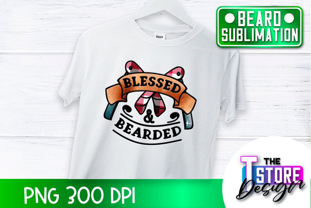 Beard Sublimation | Men Quotes | T-Shirt Design | PNG File Sublimation The T Store Design 