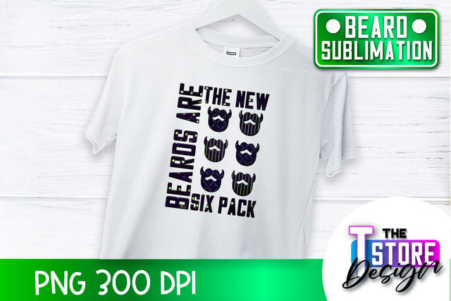 Beard Sublimation | Men Quotes | T-Shirt Design | PNG File Sublimation The T Store Design 