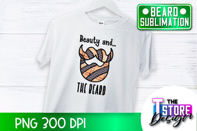 Beard Sublimation | Men Quotes | T-Shirt Design | PNG File Sublimation The T Store Design 