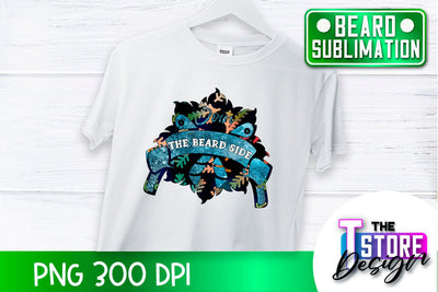 Beard Sublimation | Men Quotes | T-Shirt Design | PNG File Sublimation The T Store Design 