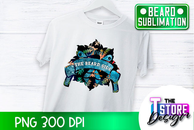 Beard Sublimation | Men Quotes | T-Shirt Design | PNG File Sublimation The T Store Design 