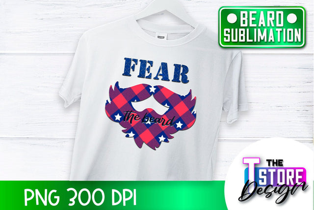 Beard Sublimation | Men Quotes | T-Shirt Design | PNG File Sublimation The T Store Design 