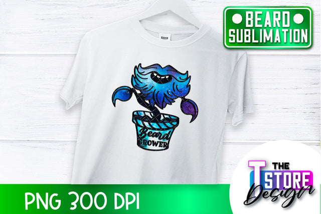 Beard Sublimation | Men Quotes | T-Shirt Design | PNG File Sublimation The T Store Design 